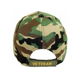 Baseball Caps U.S. Military Vietnam Veteran Official Licensed Embroidery Hat Army Veteran Baseball Cap - CG18LXU8W5M $18.23