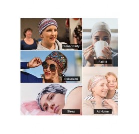 Skullies & Beanies Chemo Beanies - Womens Cotton Beanie Chemo Hat Lace Turban Soft Stretch Sleep Cap Hats Fashion Slouchy Bea...