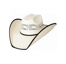 Cowboy Hats Bullhide Rodeo Scene Vented 20X Bangora Straw Western Hat 2666 - CK11DOEGX11 $52.64