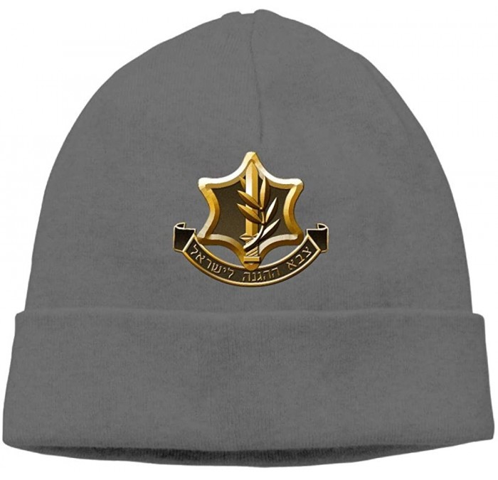 Skullies & Beanies Beanie Knit Hats Skull Caps Israeli Defense Force 2 Men - Deepheather - C618K6Q4WOD $34.37