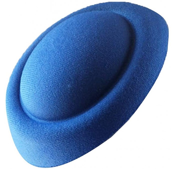 Berets Hair Accessories for Women Beret Felt Mini Hat Hairclip Beret Base Retro Hat - Blue - CI18Z2U5QMM $10.29