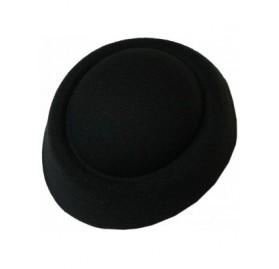 Berets Hair Accessories for Women Beret Felt Mini Hat Hairclip Beret Base Retro Hat - Blue - CI18Z2U5QMM $10.29