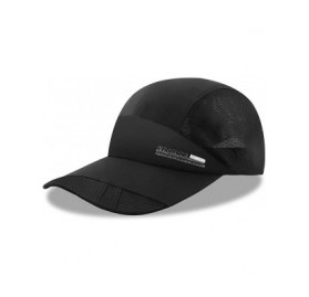 Sun Hats Ultra Cool Summer Breathing Mesh Weight-Light Baseball Cap - 26 Black - CB185QE508R $10.66