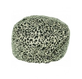 Newsboy Caps Women's Cabbie Hat Animal Print Leopard Ivory - CN11O42GRQ3 $27.50