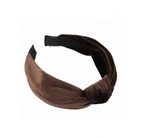 Headbands Womens Bow Knot Headband-Twist Cross Tie Velvet Headwrap Hair Band Hoop-Clearance! (Coffee) - Coffee - CR18EIORX66 ...