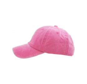 Baseball Caps Washed Ponytail Hats Pony Tail Caps Baseball for Women - Pink - CL18IHZOZWU $7.26