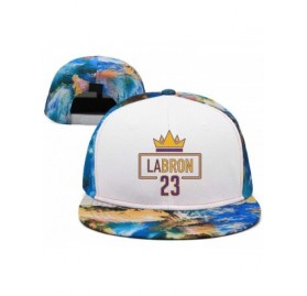 Skullies & Beanies La-bron-23_Funny_Logo Mens Adjustable Fashion mesh Snapback Hat - 23 Labron King-7 - CT18NI3CNNA $18.81