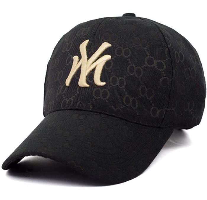 Baseball Caps Unisex Fashion OO Honeycomb Lattice Baseball Caps Adjustable Quick Dry Sports Cap Sun Hat - My-black - CZ18XASA...