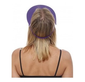 Visors Sunvisor- Available in Beautiful Solid Colors- Perfect for The Summer! - Turquoise - CG11ZIIYBBP $17.90