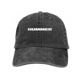 Baseball Caps Designed Printed Casual Cap Hummer Logo New Baseball Cap - Black - CD18W856TOG $18.67