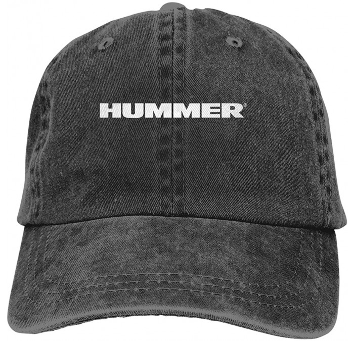 Baseball Caps Designed Printed Casual Cap Hummer Logo New Baseball Cap - Black - CD18W856TOG $30.87