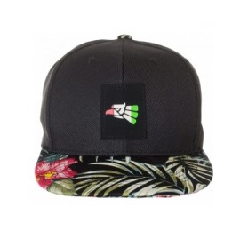 Baseball Caps Mexico National Pride Flowers Floral Snapback Hat Cap - Black Floral - CV18E8H3Z30 $25.89