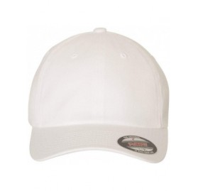 Baseball Caps Cotton Twill Dad's Cap - White - CQ18DHCGYRT $14.82