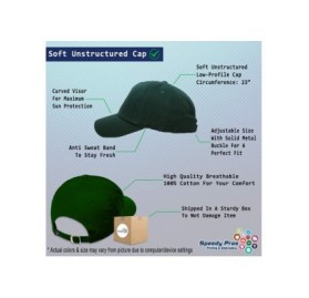 Baseball Caps Custom Soft Baseball Cap Best Captain Ever Embroidery Dad Hats for Men & Women - Forest Green - CB18AAKYR8N $11.72