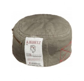 Baseball Caps A.Kurtz Mens Fritz Oiled Baseball Cap - Military Green - C2114RQ4XYJ $23.46