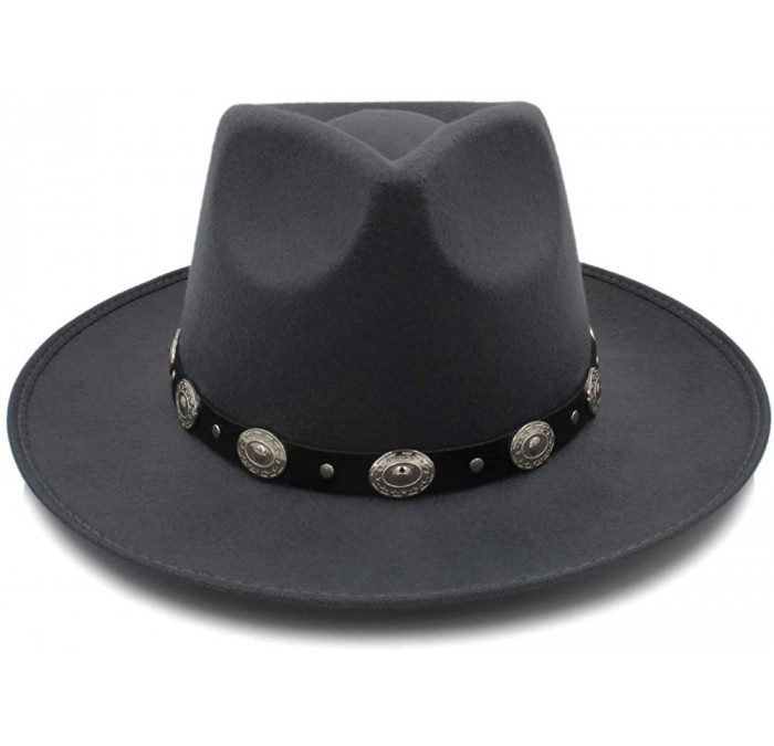 Fedoras Wide Brim Autumn Hat Female Fashion Top Hat Jazz Cap Winter Fedora Hat for Women Wool Hat Fashion Chapeau Femme - CQ1...