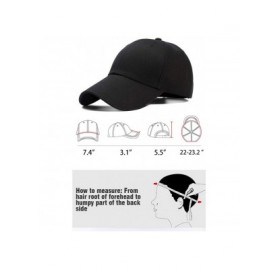 Baseball Caps Baseball Cap Dad Hat for Men Women-Classic Adjustable Plain Hat - 11white - CB18Q96QKU3 $7.88