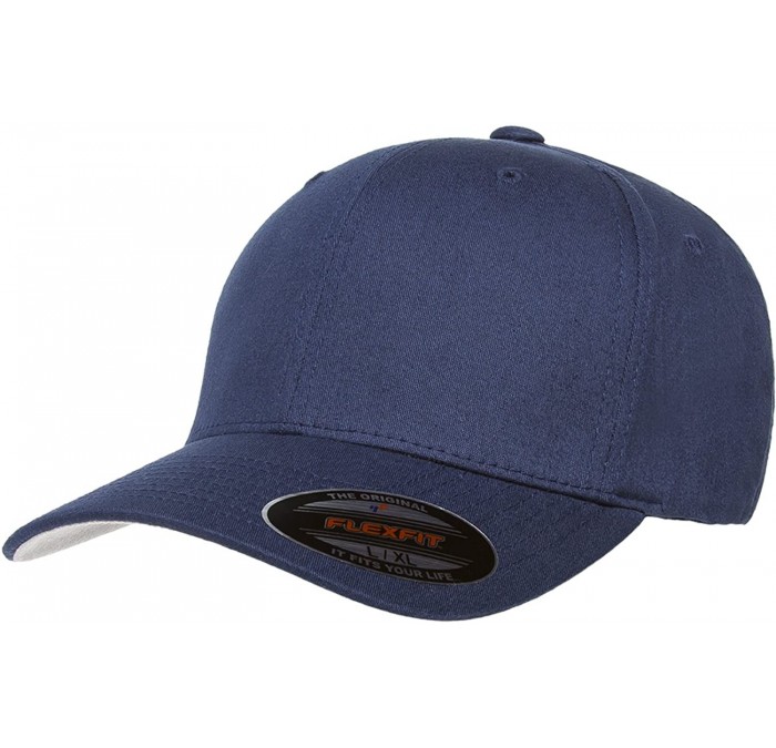 Baseball Caps Adult's 5001 2-Pack Premium Original Twill Fitted Hat - 1 Navy & 1 Red - C012I8QKAO9 $24.78