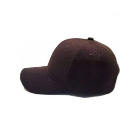 Baseball Caps Baseball Cap Casual Adjustable Plain Baseball Hat for Men Women Dad Tucker Ball Cap - 1 Pcs Brown - CH192W8IGU0...
