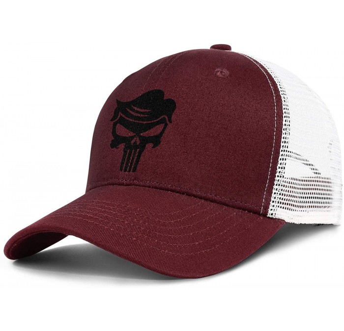 Baseball Caps Trump Hats for Men/Women Snapback Adjustable Fashion Baseball Cap Hat - Burgundy-234 - CT18UZDOT0K $13.12