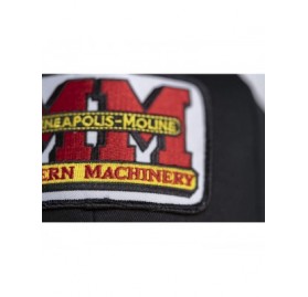 Baseball Caps Minneapolis Moline Tractor Logo Hat- Gold and Black - CB18HSG5SGO $38.96