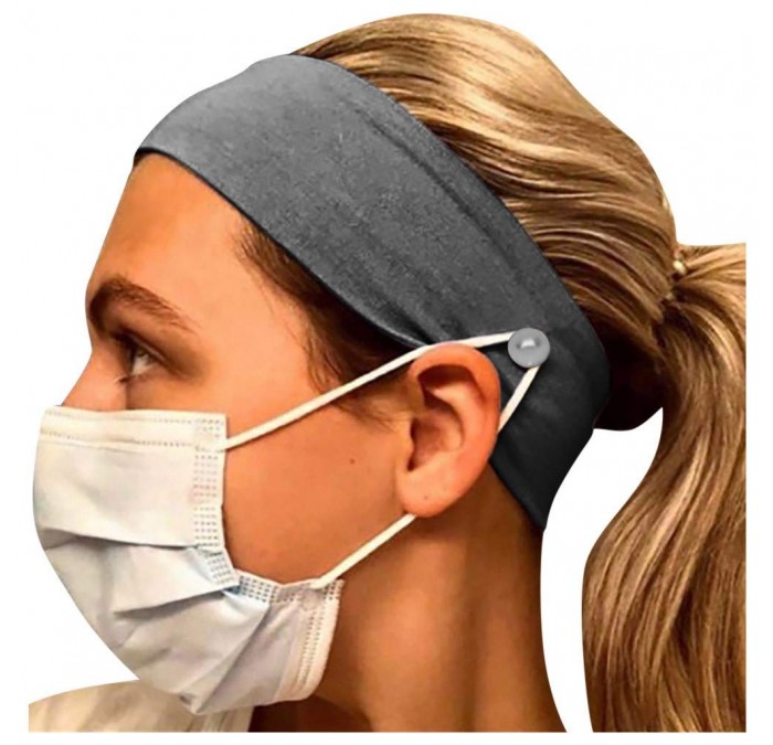 Headbands Headband Protection Protect Multifunctional Friends - Gray - CI197YEM20M $16.04