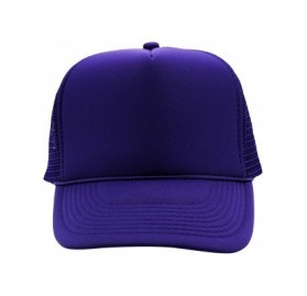 Baseball Caps Premium Trucker Cap Modern Summer Urban Style Cap - Adjustable Snapback - Unisex Design - Mesh Back - Purple - ...