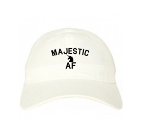 Baseball Caps Majestic AF Unicorn Magical Dad Hat Baseball Cap - White - CB18CA59ICU $19.21