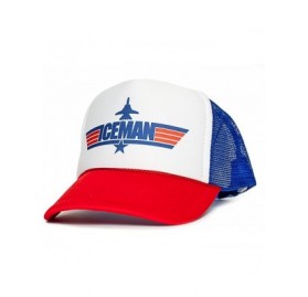 Baseball Caps Iceman Unisex-Adult Trucker Cap Hat -One-Size Multi - Royal/White/Red - CT1293ML2AX $11.85