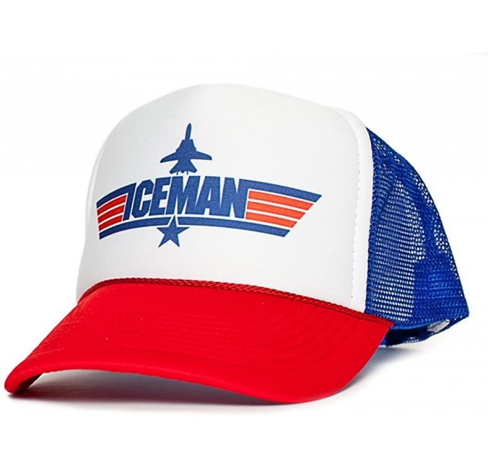 Baseball Caps Iceman Unisex-Adult Trucker Cap Hat -One-Size Multi - Royal/White/Red - CT1293ML2AX $22.00