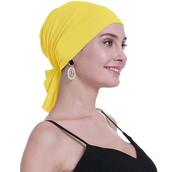 Headbands Bamboo Chemo Headscarf for Women Hair Loss - Cancer Slip On Headwear Turbans Sealed Packaging - C91939EI3SU $12.75