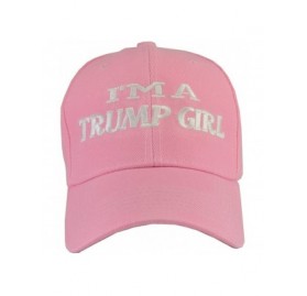 Baseball Caps Donald Trump Hat I'm A Trump Girl Pink-One Size - C412H0FK05J $10.82