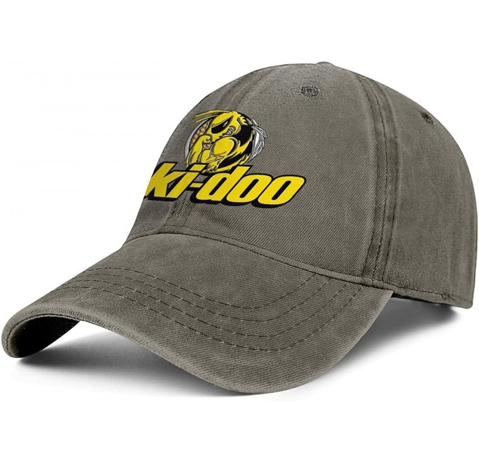 Baseball Caps Mens Womens Baseball Cap Fashion Ski-Doo-Racing-Logo- Adult Adjustable Baseball Cap Visor Hats - Brown-6 - CO18...