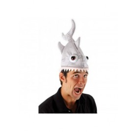 Baseball Caps Shark Hat - Silver - C01127PLNPT $9.77