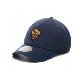 Baseball Caps Roma AS Officially Licensed Adjustable Dad Hat Navy - C1185YD9GRS $16.92