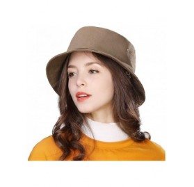 Sun Hats Womens UPF50+ Summer Sunhat Bucket Packable Wide Brim Hats w/Chin Cord - 00711_army Green - CQ182OCQ2Q9 $22.01