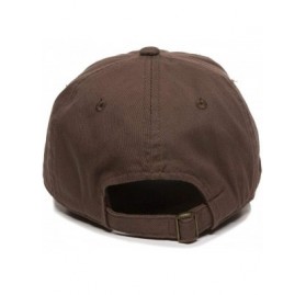Baseball Caps Crying Cat Baseball Cap Embroidered Cotton Adjustable Dad Hat - Brown - CV18AEIETOW $28.85