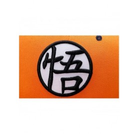 Baseball Caps New Dragon Ball Anime Snapback Cap - Unisex Goku Orange Hip Hop Fashion Flat Bill Embroidered Hat - CD184QOO79I...