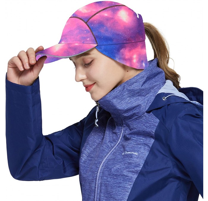 Baseball Caps Women Ponytail Winter Fleece Running Earflap Hat Men Windproof Warmer Skull Cap Cycling Ski Baseball Accessorie...