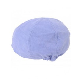 Newsboy Caps Simple Newsboy Hat Flat Cap SL3026 - Blue - C412DVAVTJR $26.55