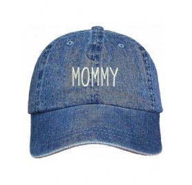 Baseball Caps Mommy Dad Hat - Denim (Mommy Dad Hat) - CQ18EY73T36 $35.56
