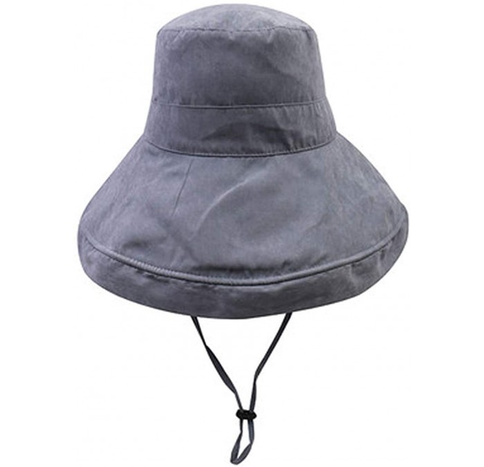 Sun Hats Womens Summer Beach Sun Hat Fold-Up Wide Brim Roll Up Floppy Outdoor Fishing Cap Adjustable UV Protection Hats - CQ1...