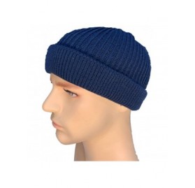 Skullies & Beanies Comfortable Unisex Beanie Warm- Stretchy & Soft Stylish & Trendy Knit hat - Blue - CY192HDW20Y $7.58