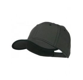 Baseball Caps Superior Cotton Twill Structured Twill Cap - Charcoal Black OSFM - CU11LJVBTL5 $20.57