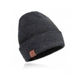 Skullies & Beanies Winter Knit Hat Beanie For Men & Women with Additional Scarf Neck Warmer - Grey - CM18HXQNQIZ $11.54