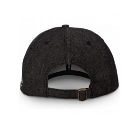 Baseball Caps Premium Adjustable Baseball Caps for Men and Women - Black - CR18XKH6QMW $23.17