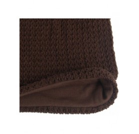 Skullies & Beanies Unisex Beanie Hat Slouchy Knit Cap Skullcap Baggy Crochet Style 1004 - Coffee - CB128MYVC95 $8.41