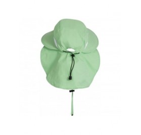 Sun Hats Adult Unisex Sol Wide Brim Sun Hats - UPF 50+ Sun Protection - Light Green - CJ11ZUGO6D3 $20.13