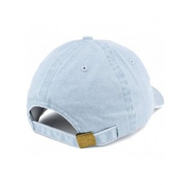 Baseball Caps Capital Mom and Dad Pigment Dyed Couple 2 Pc Cap Set - Black Light Blue - CP18I9MRQWY $23.71
