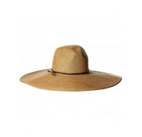 Sun Hats Women's Floppy Sun Hat with Pinched Crown and Twisted Band - Natural - CA126AORFIF $46.59